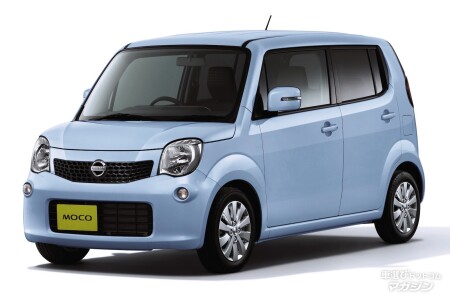 日産 モコ ペールブルー