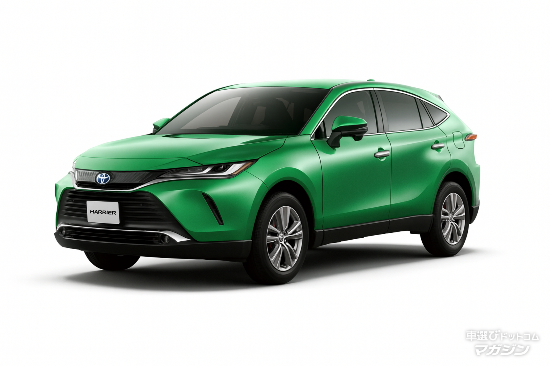 チャットGPT ボディカラー　画像処理　ハリアー