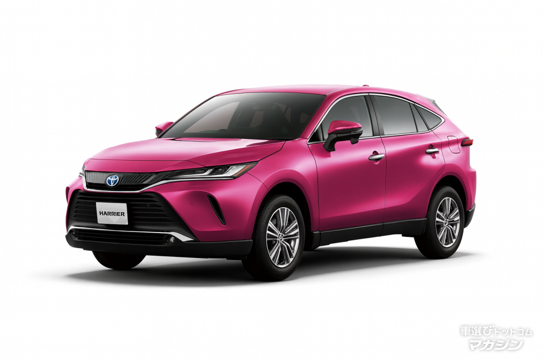 チャットGPT ボディカラー　画像処理　ハリアー