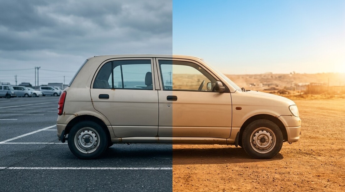 日本の中古車輸出の流れ