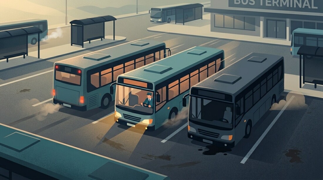 バス運転手不足のグラフ