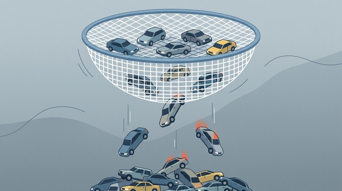 運転技能検査のデータ比較イメージ