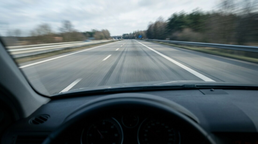 運転中のドライバー視点