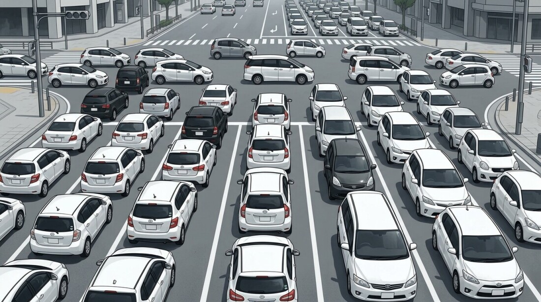 日本の道が「白い車」であふれているのは、あなたの好みではなく、まだ会っていない誰かの好みで決まっている