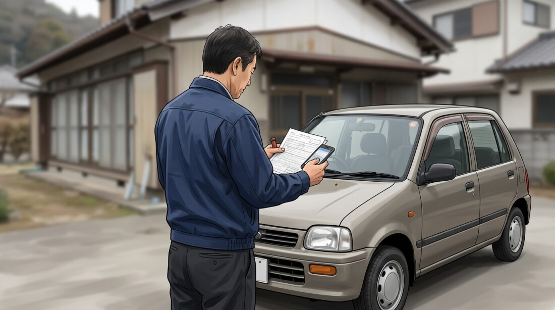 子ども世代による親の車の売却のイメージ