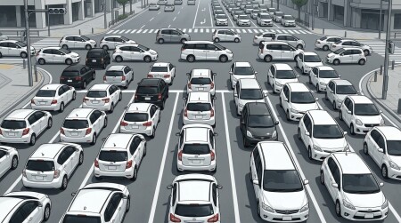日本の道が「白い車」であふれている 記事サムネイル