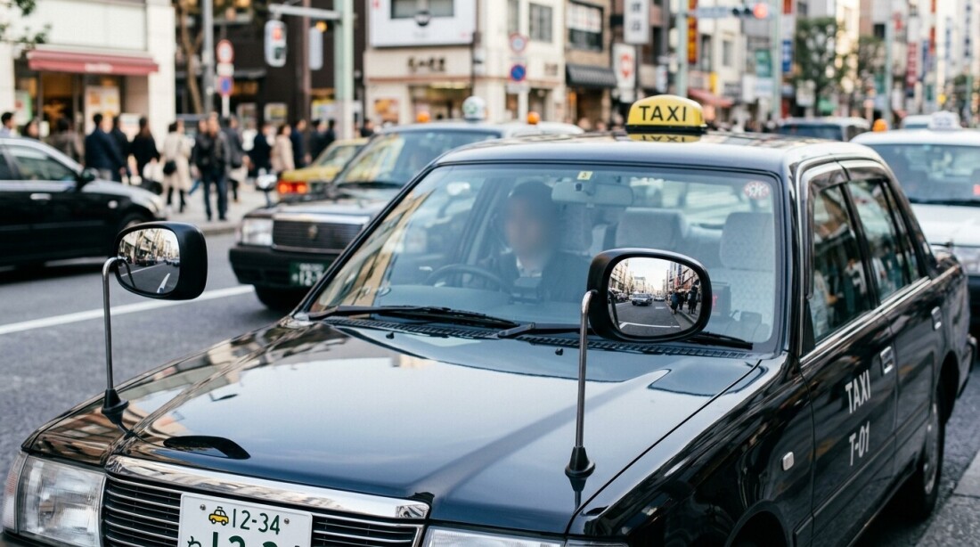 街のタクシーだけミラーがボンネットの上にある（記事サムネイル）