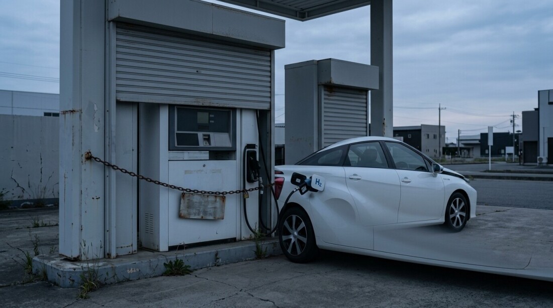 水素ステーション減少のイメージ
